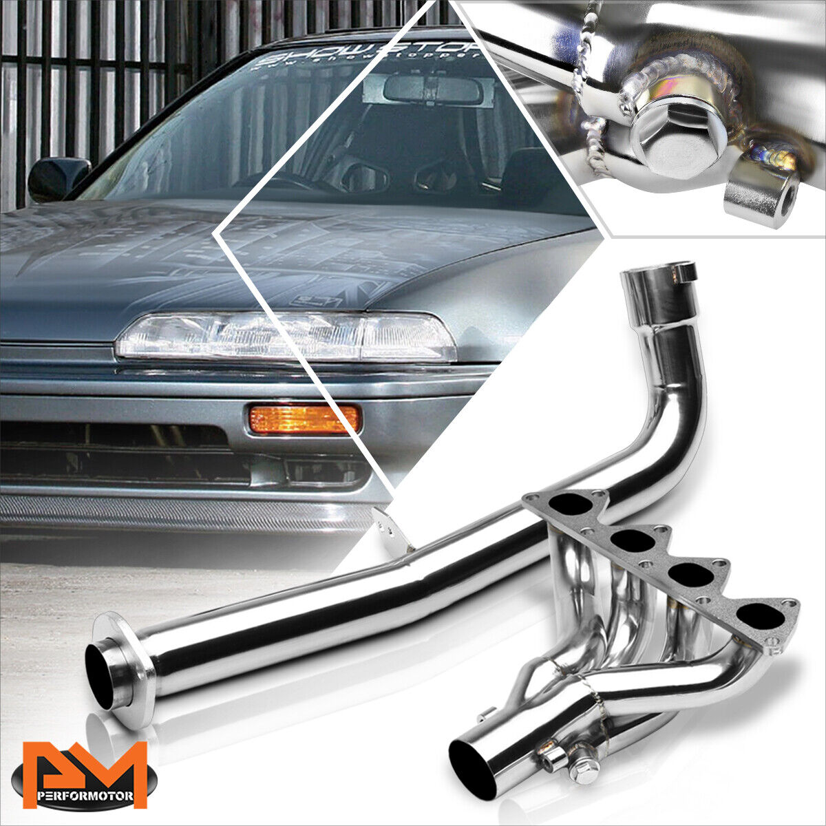 For 90-91 Acura Integra B18/B18A1 Stainless Steel 4-1 Exhaust Header Manifold