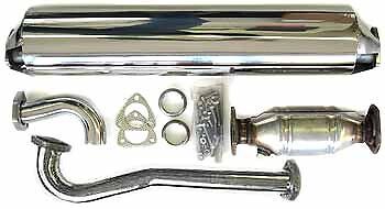 Vanagon stainless exhaust with OE cat