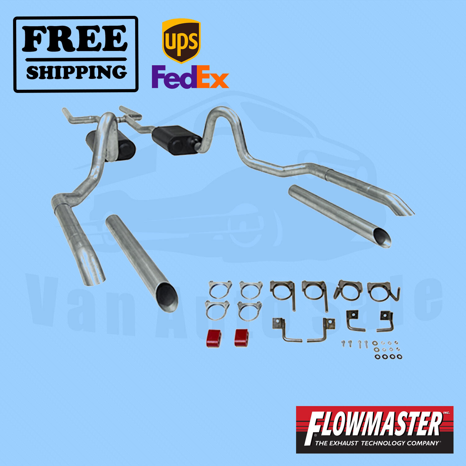 Exhaust System Kit FlowMaster for Buick GS 400 68-69
