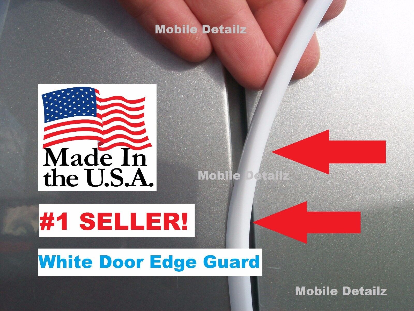 Trim Molding USA Made (4 Door Kit) WHITE DOOR EDGE GUARDS (fits) Nissan