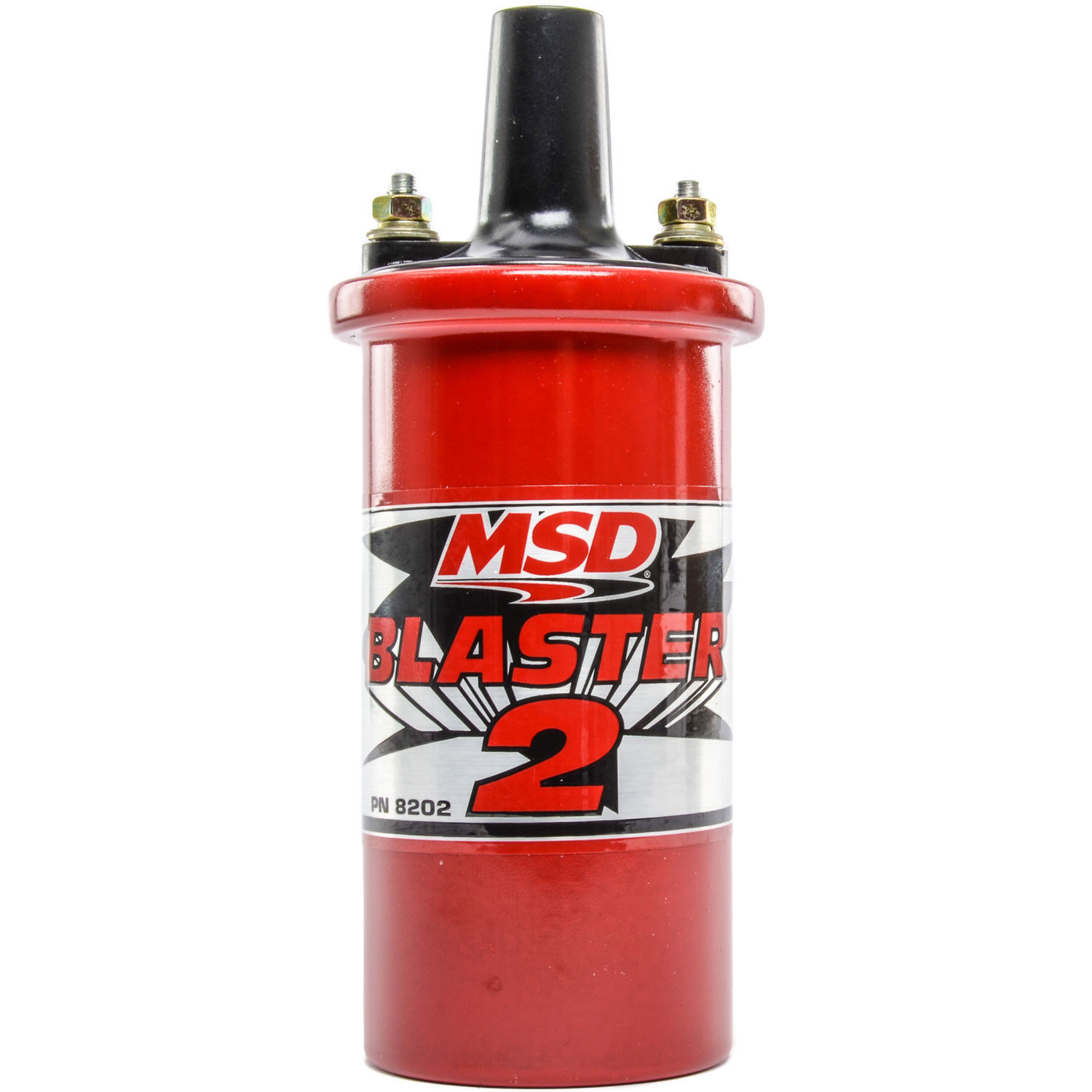 GENUINE MSD 8202 Blaster 2 Coil Hi Performance 45000 Volt .7 ohm Oil Filled Red