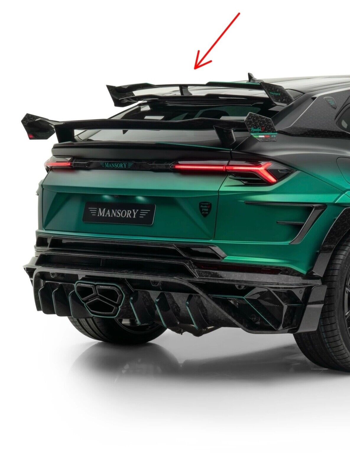 Lamborghini Urus rear carbon fiber car roof spoiler wing ON STOCK NOW