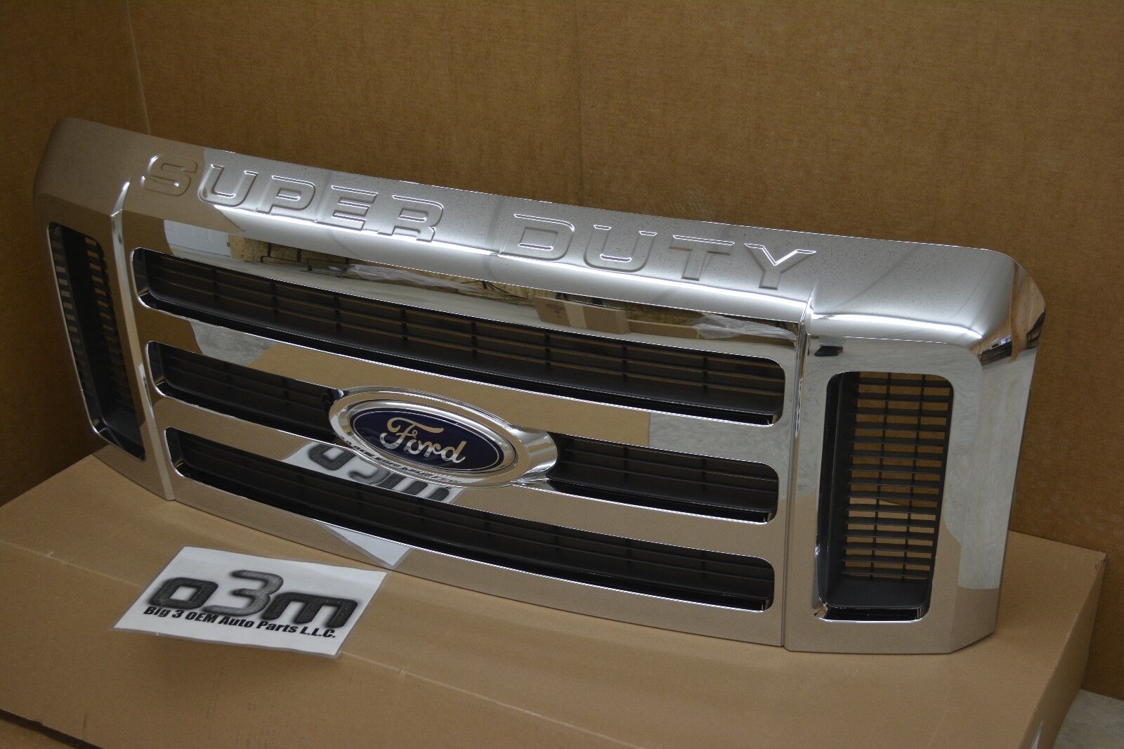 2008-2010 Ford Super Duty Front Chrome Radiator Grille new OEM 8C3Z-8200-BA