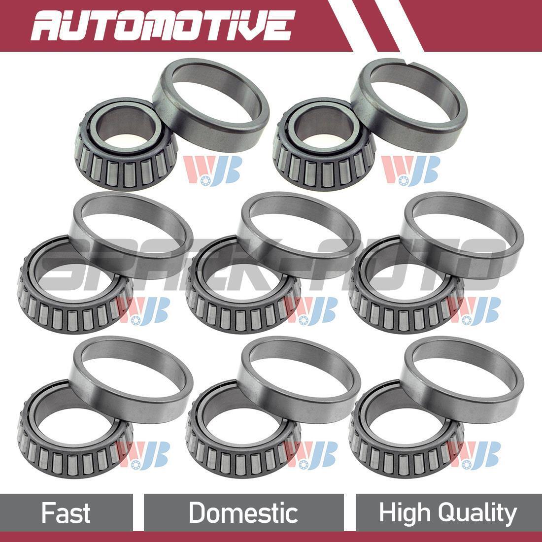 WJB Front Rear Inner Outer Wheel Bearing and Race Set For Ford Festiva 1991 1990