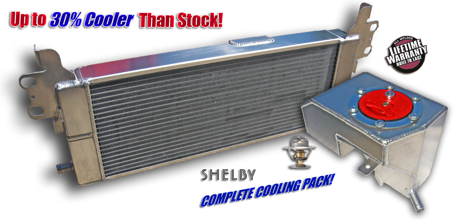EXTREME DUAL PASS HEAT EXCHANGER & INTERCOOLER 2007-2012 Ford SVT SHELBY GT500