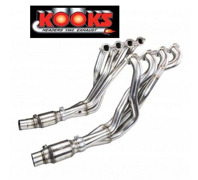 1-7/8″ X 3” KOOKS SS HEADERS / race catted pipes cats 2016-21 CAMARO 6.2 SS ZL1