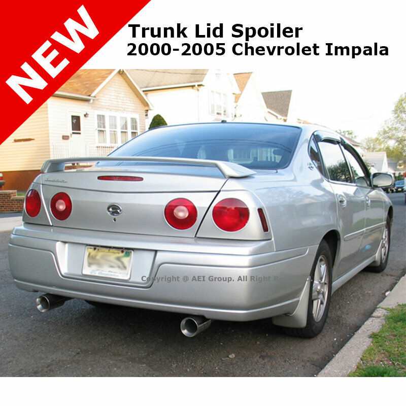 Chevy Impala 2000-2005 Trunk Rear Spoiler Painted GALAXY SILVER WA519F