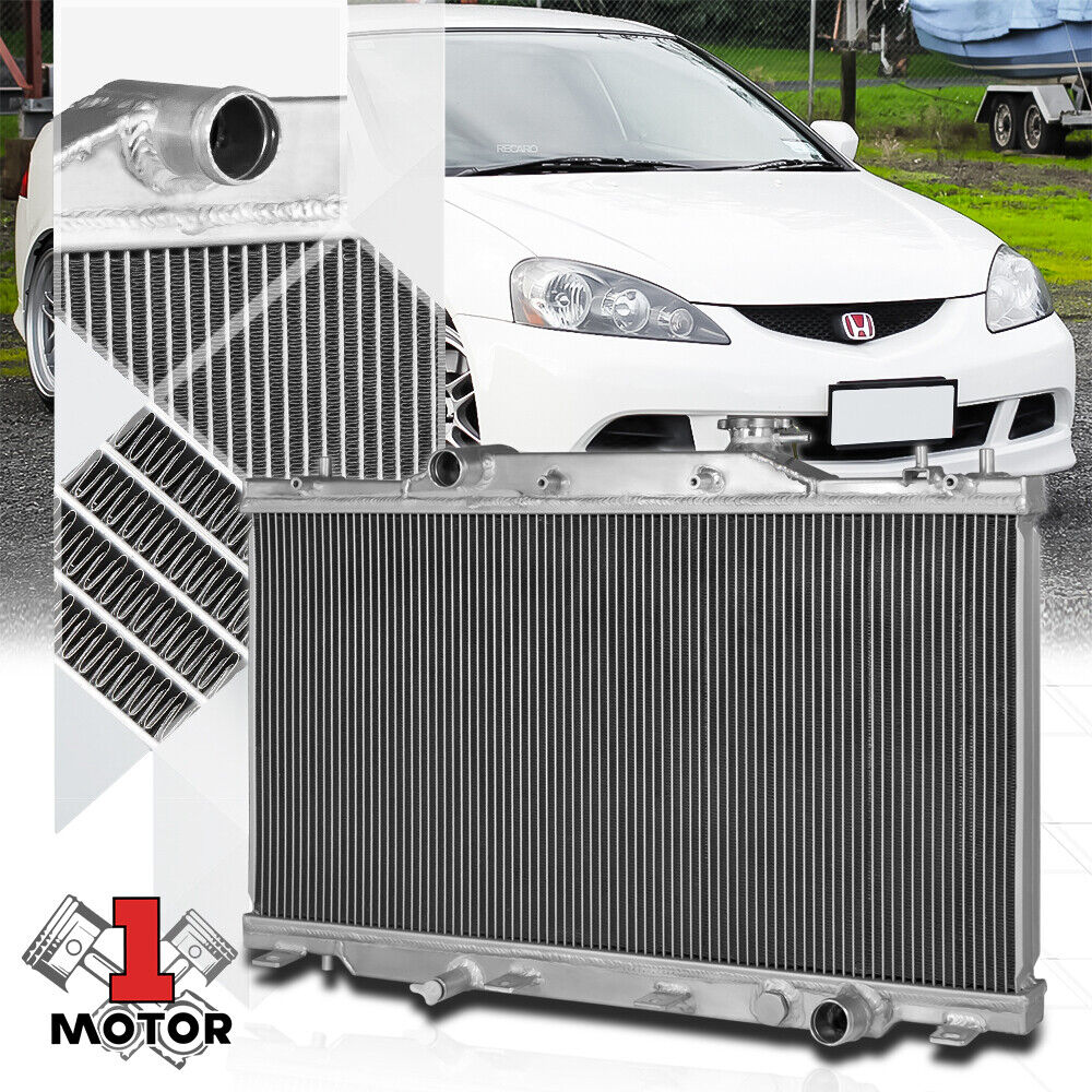 Aluminum 2 Row Core Performance Cooling Radiator for 02-06 Acura RSX DC5 Manual