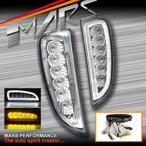 Bumper Bar Driving DRL Lights with Indicator Turn Signal for Porsche Cayenne 957