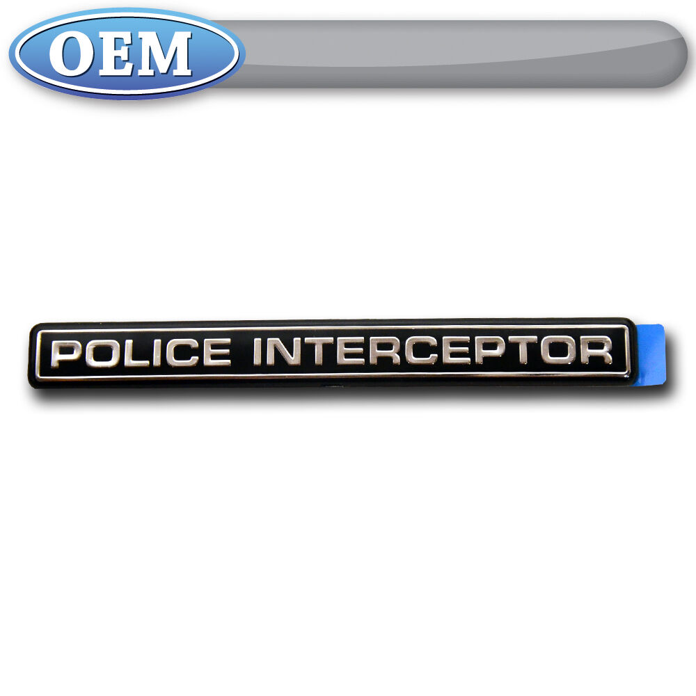 NEW OEM Ford Police Interceptor Emblem - Crown Victoria P71 Badge, Marauder