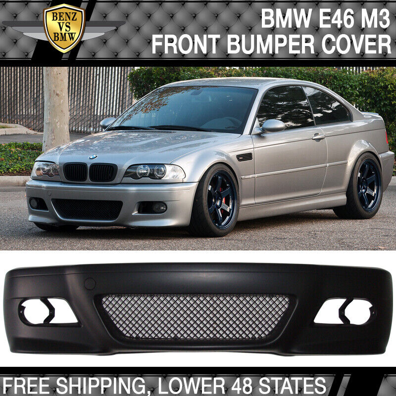 Fits 99-06 BMW 3-Series E46 2Dr M3 Style Replacement Front Bumper Cover Bodykit