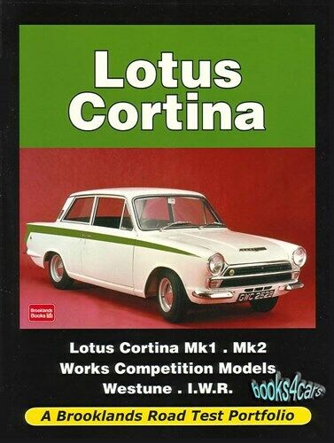 LOTUS CORTINA FORD BOOK PORTFOLIO BROOKLANDS GT