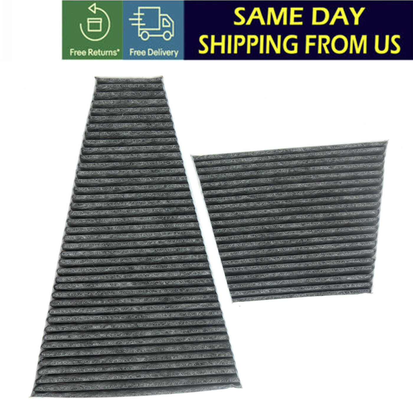 2Pcs Set Of Cabin Active Carbon Air Filter For Bentley Continental For Phaeton