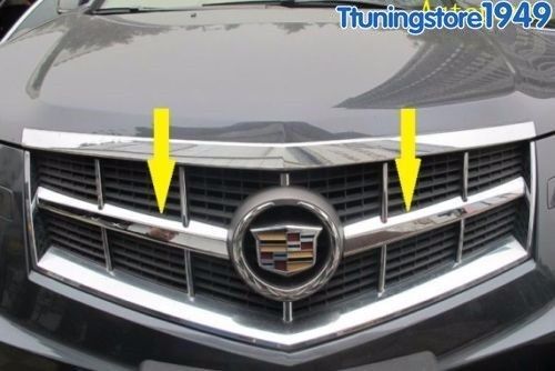 CHROME GRILLE GRILL INSERTS OVERLAY TRIM For Cadillac SRX 2010-2012 