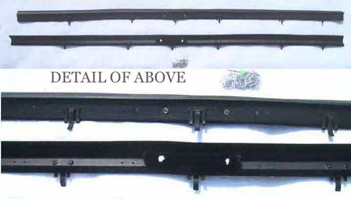 1984 - 1990 LINCOLN MARK VII WINDOW BELTLINE WEATHERSTRIP OUTERS ONLY