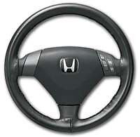 Honda Leather Steering Wheel Cover Wheelskins - Custom Fit - You Pick the Color