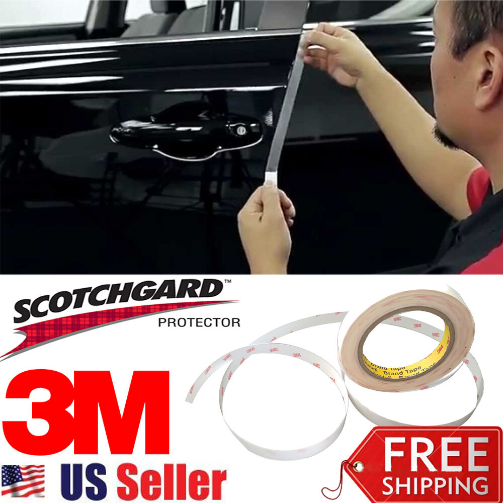 15 Ft Genuine 3M Clear Door Edge Protector Strip Scratch Guard Protection Trim 