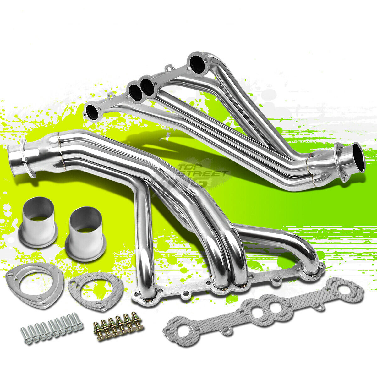 FOR 84-91 CHEVY C/K 5.0L-5.7L 8-2 STAINLESS STEEL LONG EXHAUST HEADER MANIFOLD