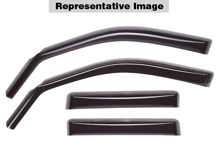 WeatherTech Side Window Deflectors for Cadillac CTS/CTS-V - 2010-2013 - Dark Tin