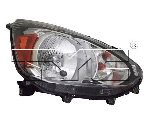 TYC NSF Right Side Halogen Headlight Assy For Mitsubishi Mirage 2014-2020 Models