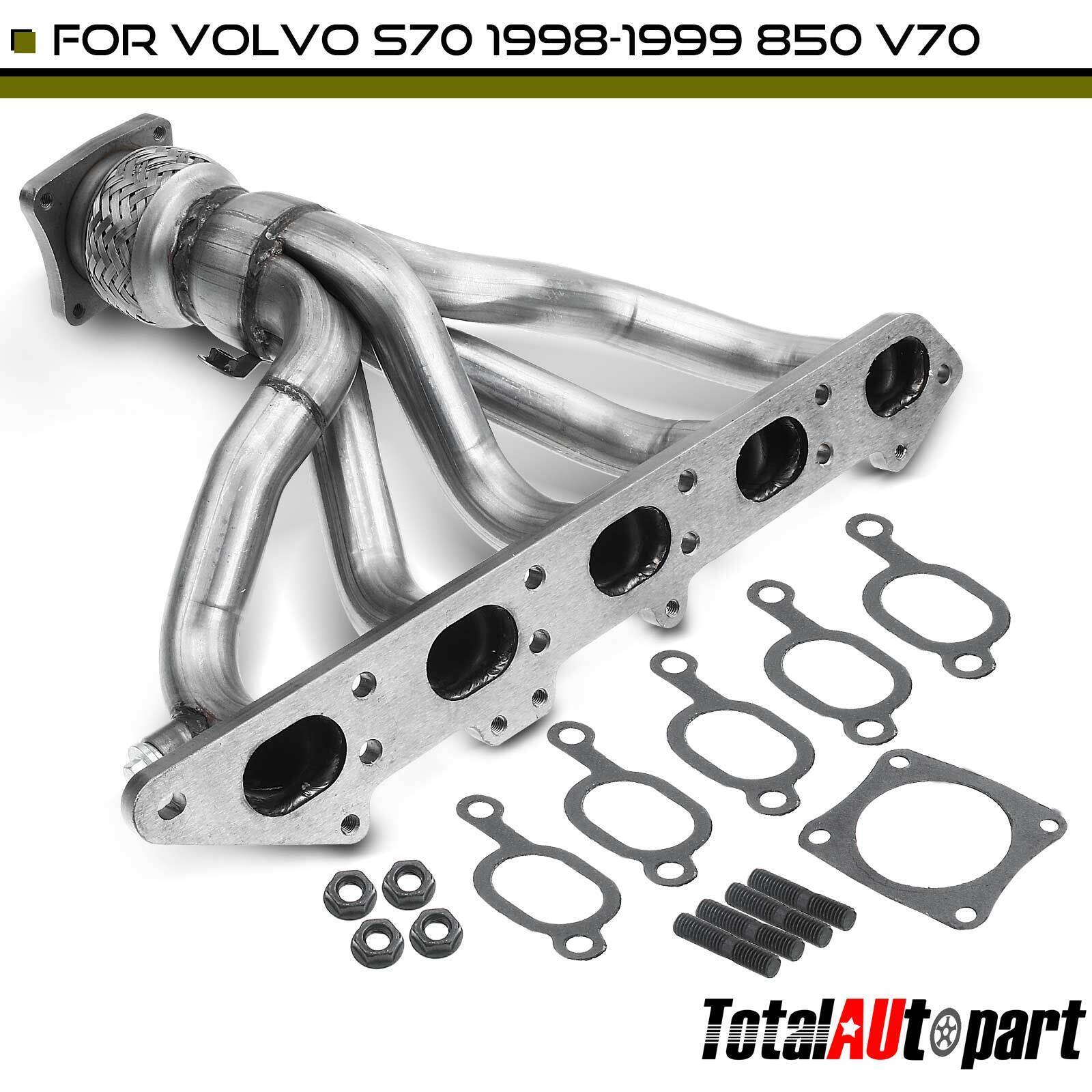 Exhaust Manifold w/ Gasket Kit for Volvo 850 S70 V70 L5 2.4L Naturally Aspirated