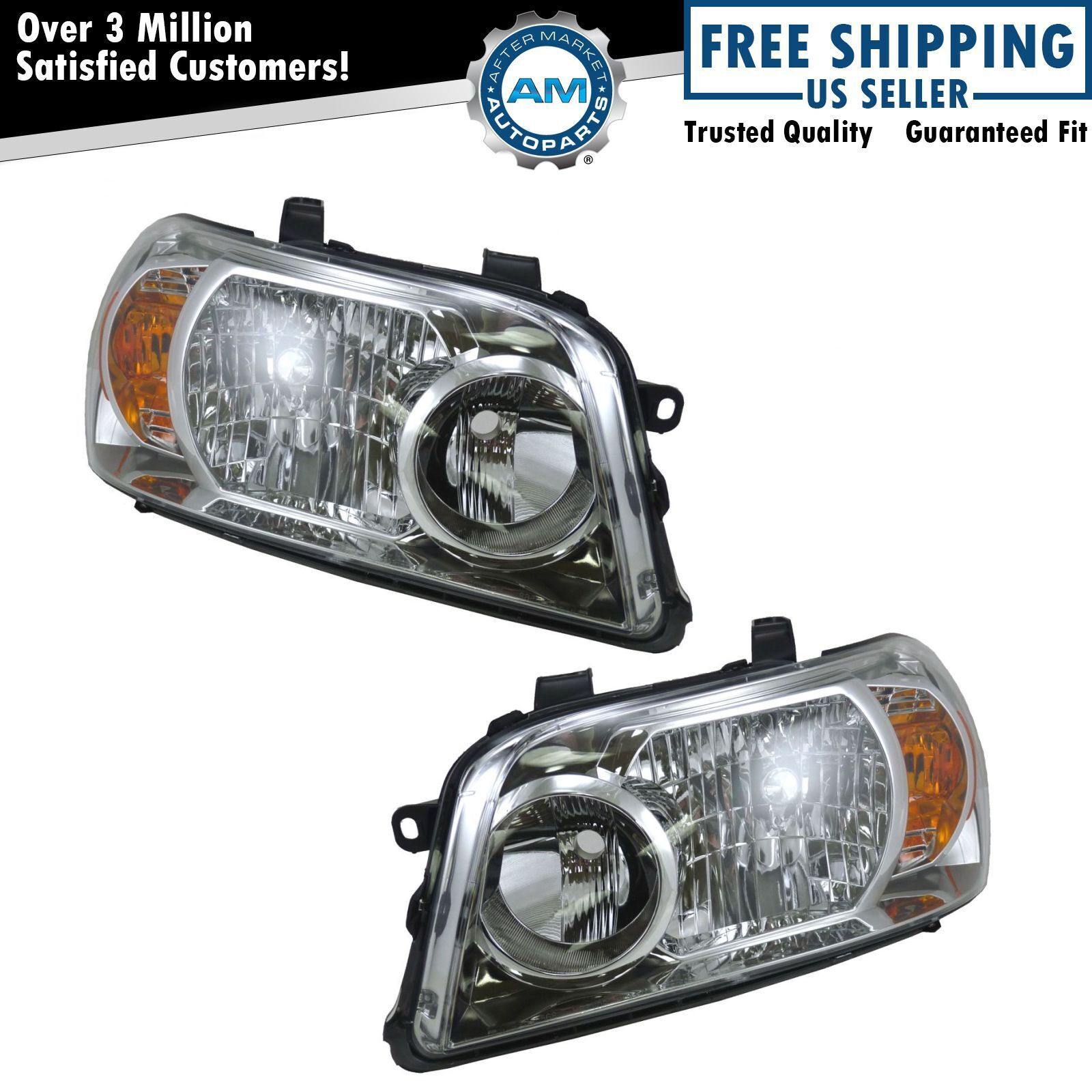 Headlight Set Left & Right For 2007 Toyota Highlander TO2518111 TO2519111