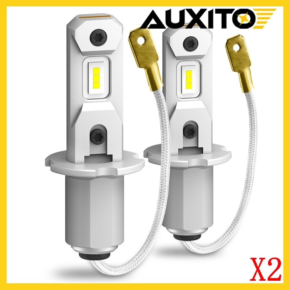 AUXITO H3 Fog Light Bulbs White 6500K Ultra LED Plug&Play New Version Headlight