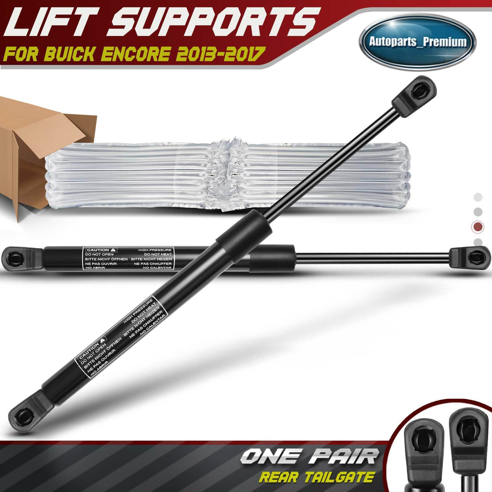 2x Rear Tailgate Hatch Lift Support Shock Struts for Nissan Quest 2004-2010 4589