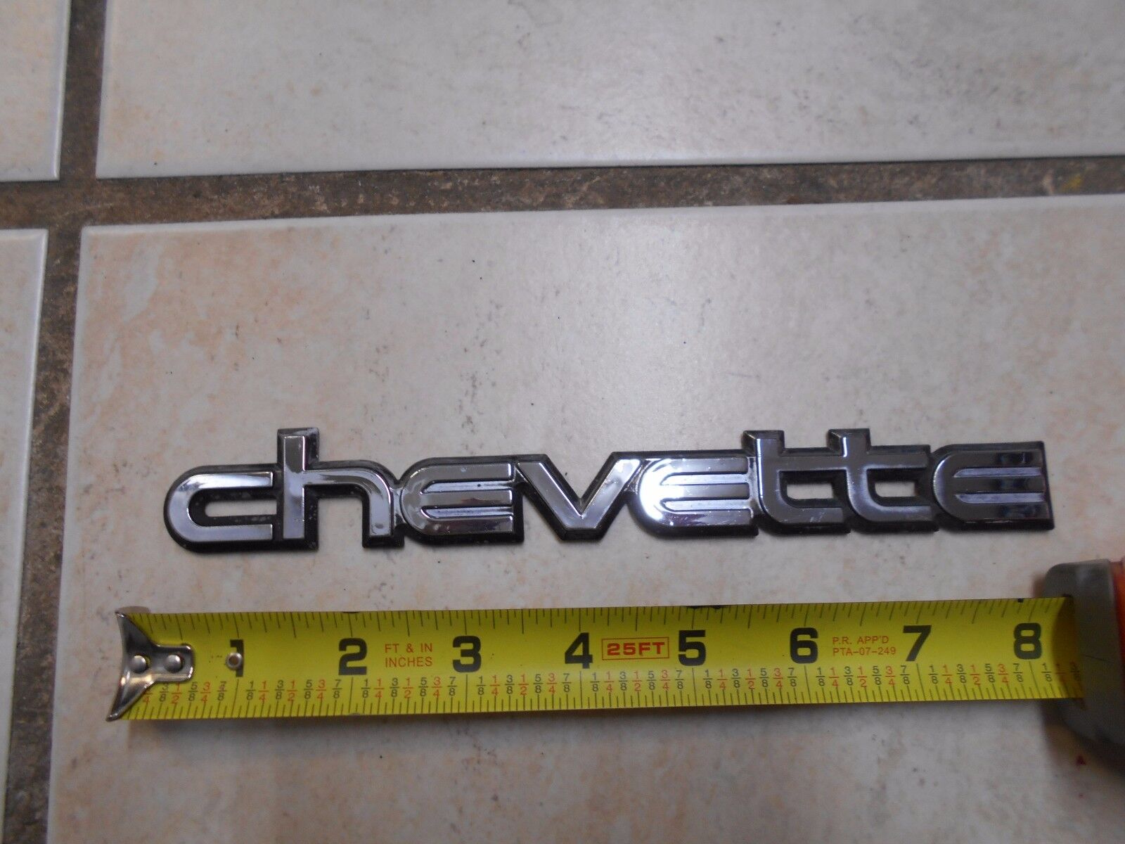 Chevrolet CHEVETTE  Script Emblem 