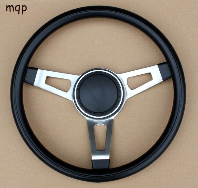 Grant 3 Spoke Tuff Black Steering Wheel without installation kit