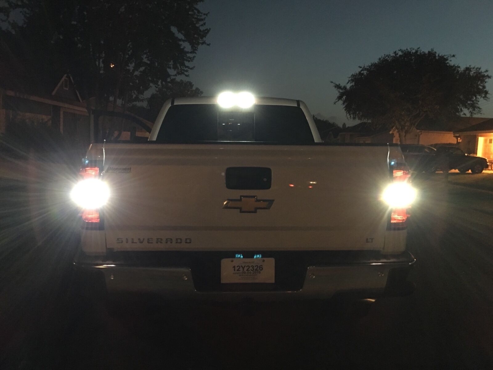 2014-2018 Chevy Silverado & GMC Sierra WHITE LED REVERSE BULBS 