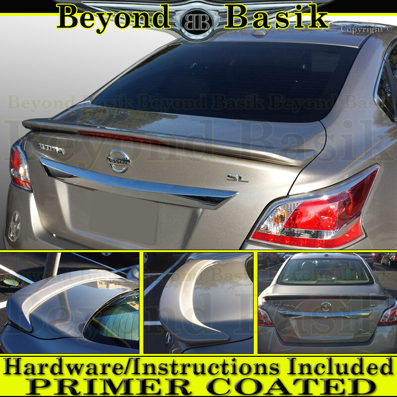 For 2013 2014 2015 Nissan Altima 4dr Factory Style Spoiler Wing w/LED PRIMER