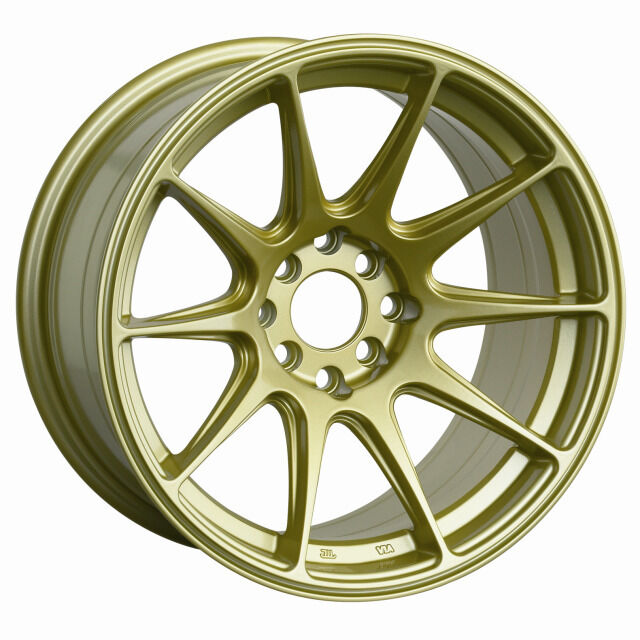 XXR 527 17X8.25 5x100/114.3 +25 Gold Wheels Fits Civic Mazda 3 6 TC 2010+