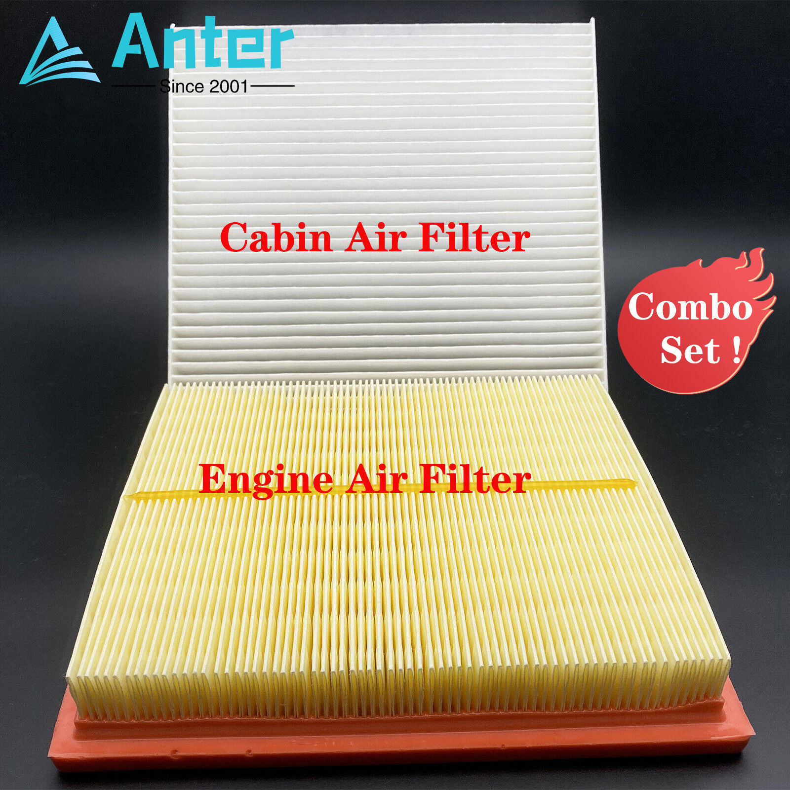NEW ENGINE & CABIN AIR FILTER For PRIUS Hybrid PRIUS V CT200H NX300H 17801-37020