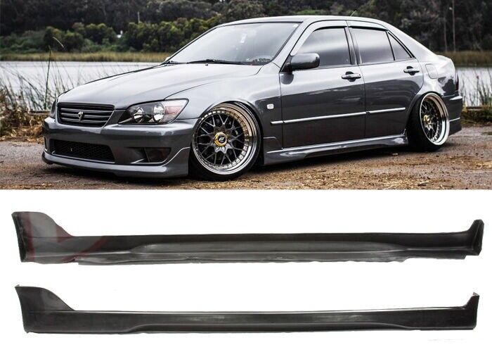 FOR 01-05 LEXUS IS300 PAIR TYPE R PU SIDE SKIRTS SIDESKIRTS RIGH AND LEFT
