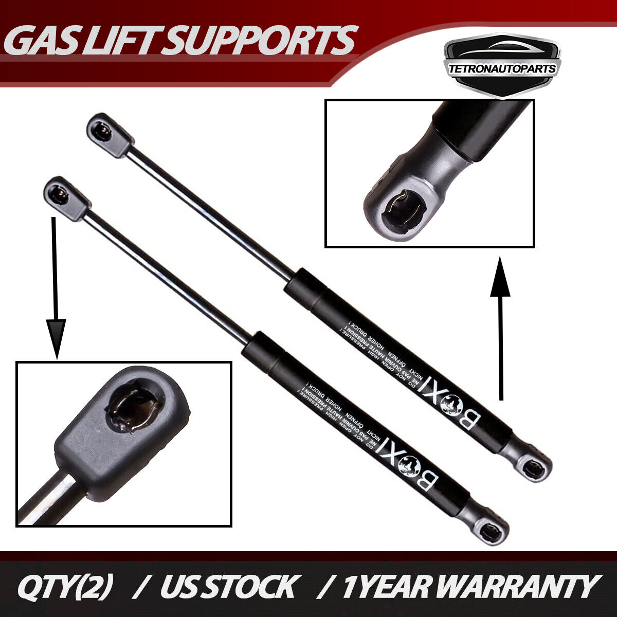 QTY2 TRUNK LIFTGATETAILGATE LIFT SUPPORT SHOCK STRUTS FOR 10-17 FORD TAURUS 6559