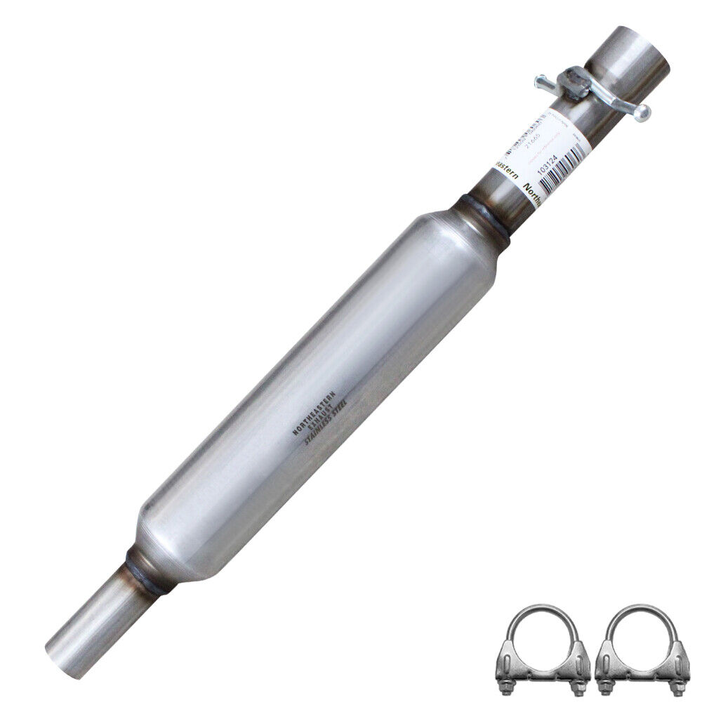 Stainless Steel Exhaust Resonator Pipe fits: 2008-2012 Malibu Aura G6