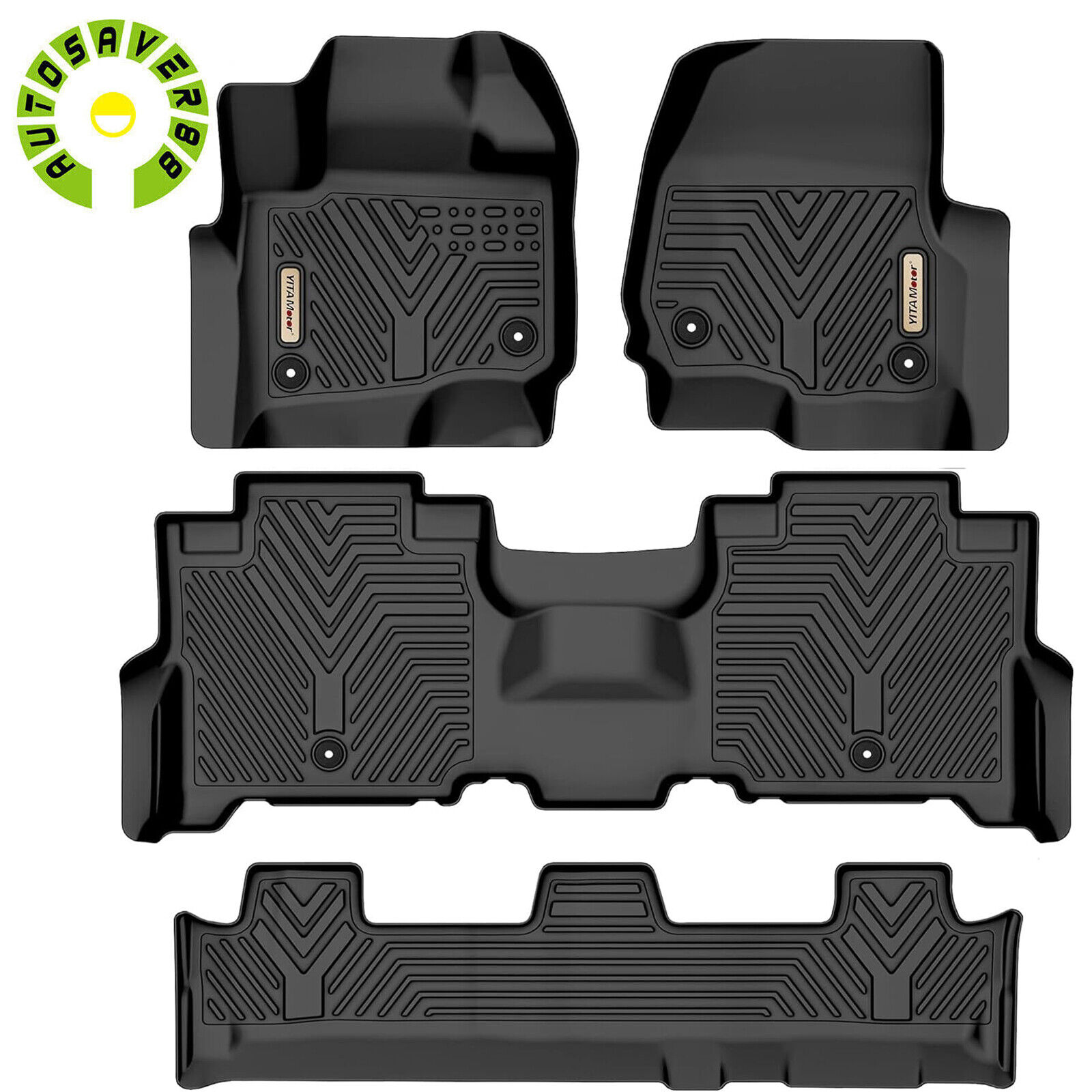 Floor Mats Liner for 2018-2023 Ford Expedition & Max 2018-2021 Lincoln Navigator