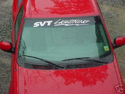 Ford SVT Lightning windshield decal