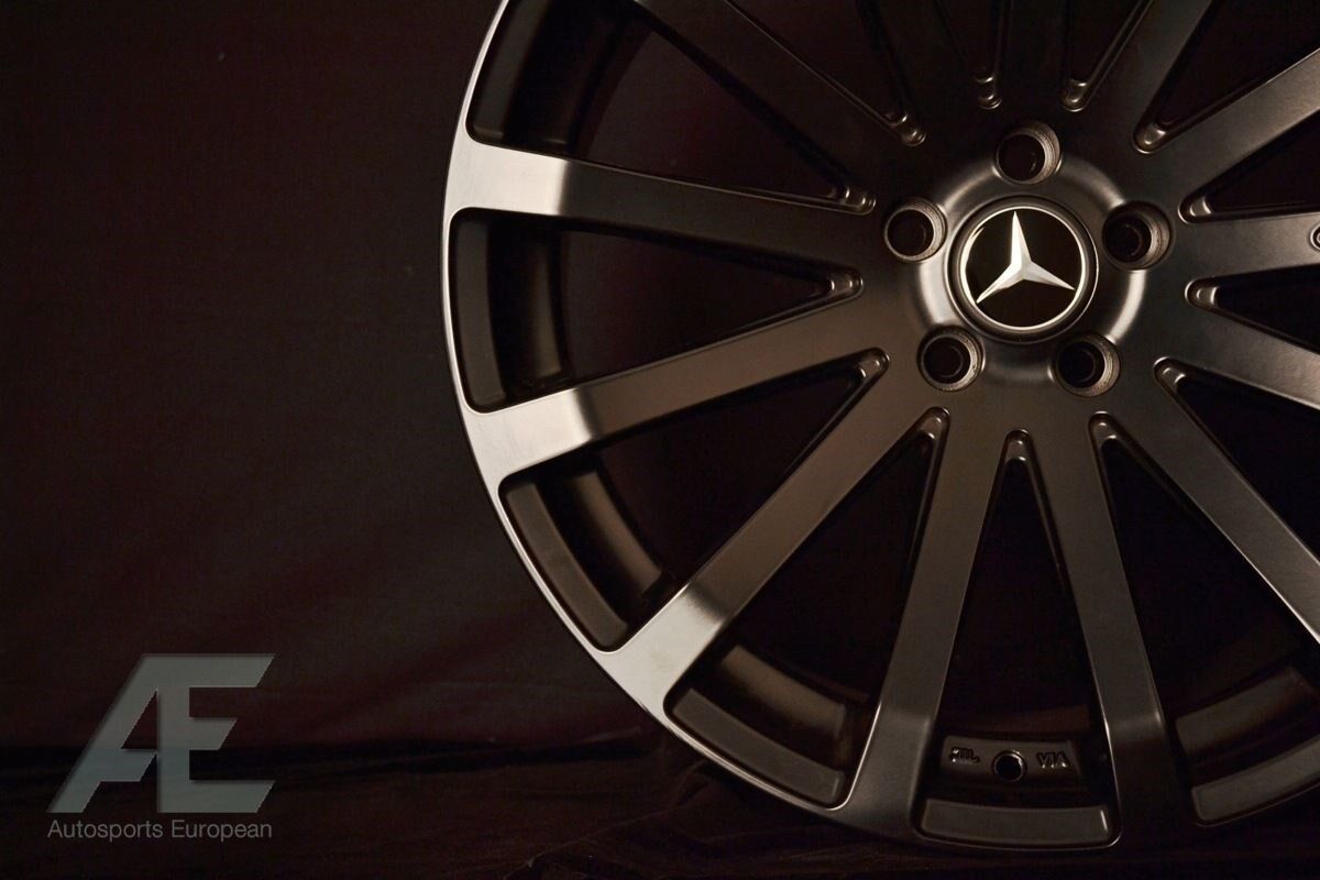 19-inch Matte Black Mercedes Wheels/Rims HR9 5x112
