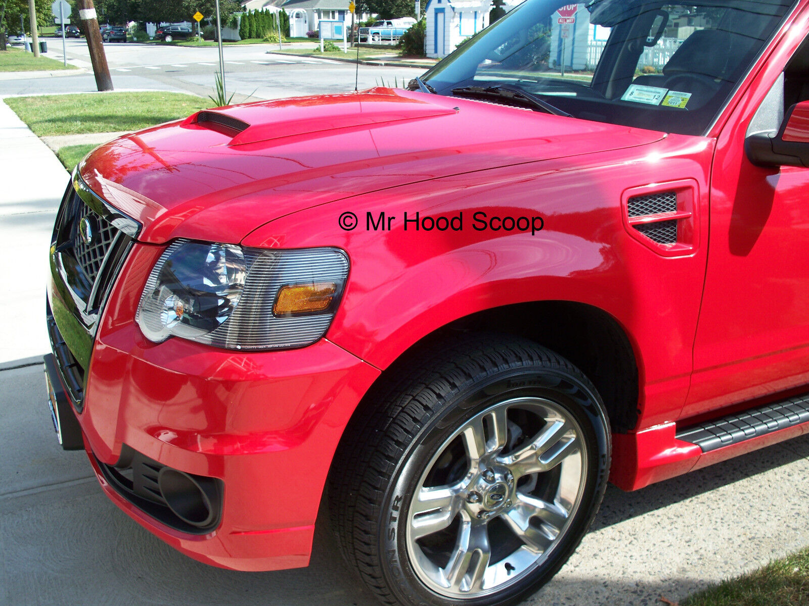 Hood Scoop For Ford Explorer SportTrac and Adrenalin MrHoodScoop UNPAINTED HS009
