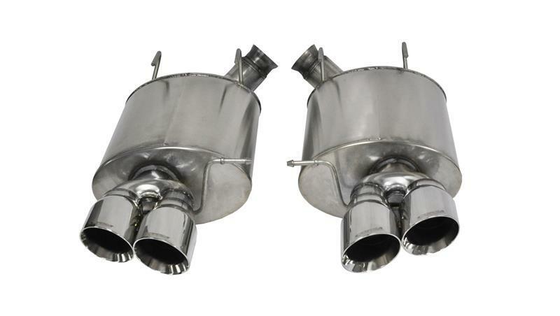 Corsa(14321) Polished Back Exhaust for 13 Mustang Shelby GT500 5.8L V8