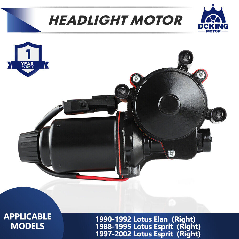 Headlight Headlamp Motor For Lotus Esprit 88-95&97-02 And Elan 90-92 Right Side