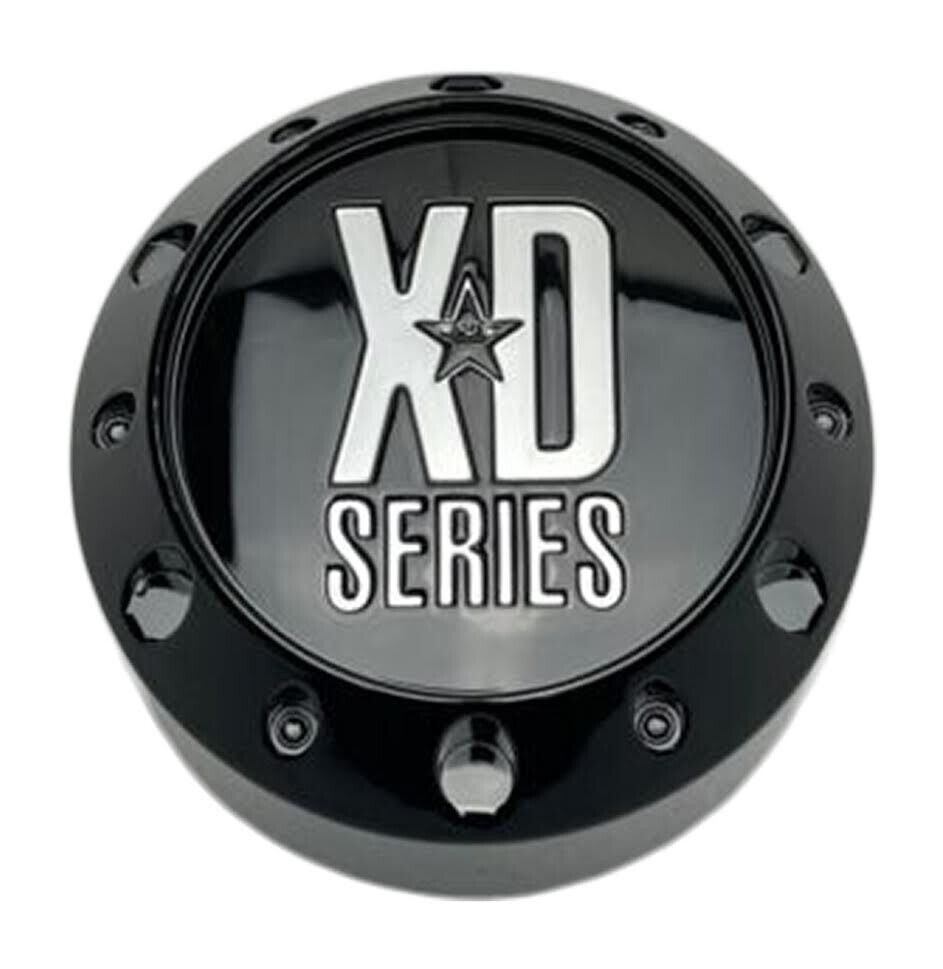 KMC XD Series Gloss Black Snap In Wheel Center Cap 464K106GB LG1405-23 464K106