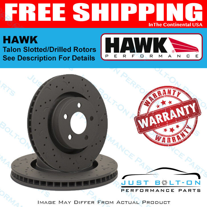 HAWK Talon Rotors Slotted & Drilled (Vehicle Fitment See Description) HTC4025