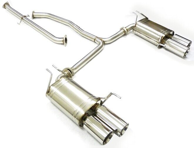 Stainless Steel Catback Exhaust Fits For 09 to 14 Acura TL Base FWD 3.5L By OBX 