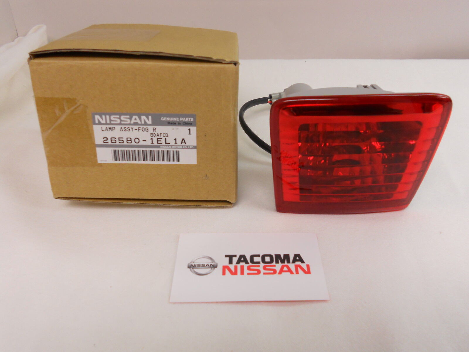 Genuine Nissan JDM Fairlady 370Z Rear Fog Light NEW OEM 26580-1EL1A