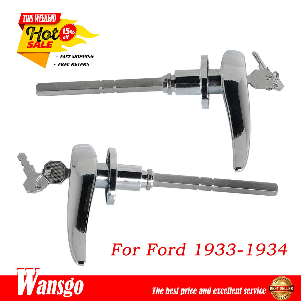 Car Locking Door Handle 32 Matching Locks For Ford 3-Window Coupe 1933-1934