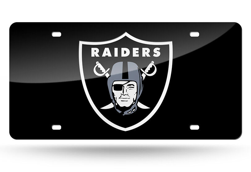 Oakland Raiders NFL Football Mirror License Plate - Auto Tag - Vanity Plate  