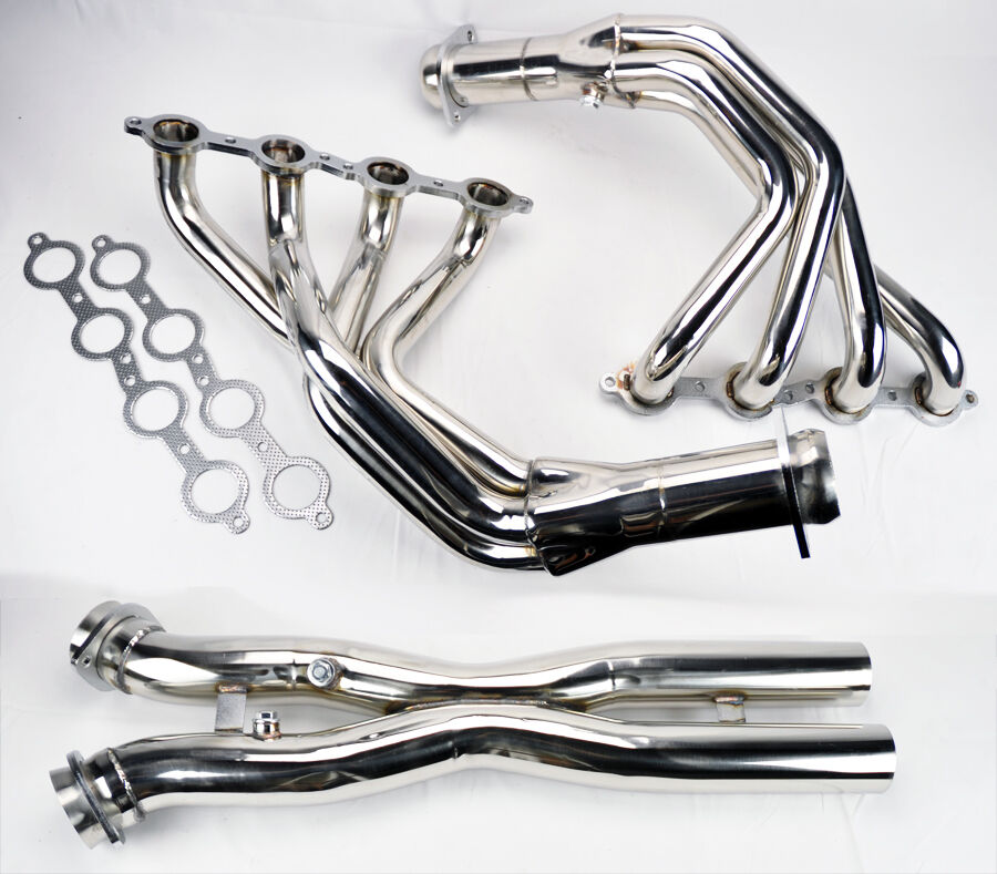 Chevy Corvette 2005-2013 C6 LS2 LS3 Stainless Exhaust Headers Manifolds & X Pipe